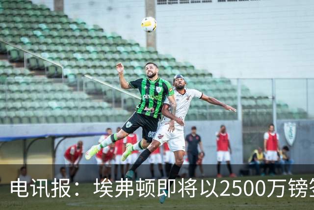 电讯报：埃弗顿即将以2500万镑签下米堡中场哈克尼